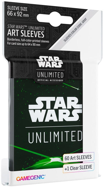 Gamegenic Collectible Trading Cards Gamegenic Star Wars Unlimited Art Sleeves - Card Back Green